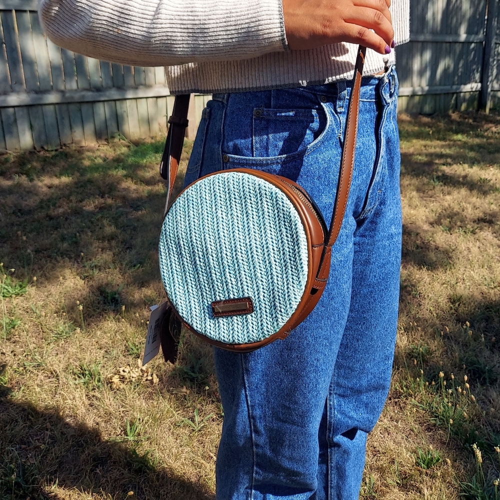 Blue Braided Simply Noelle Crossbody